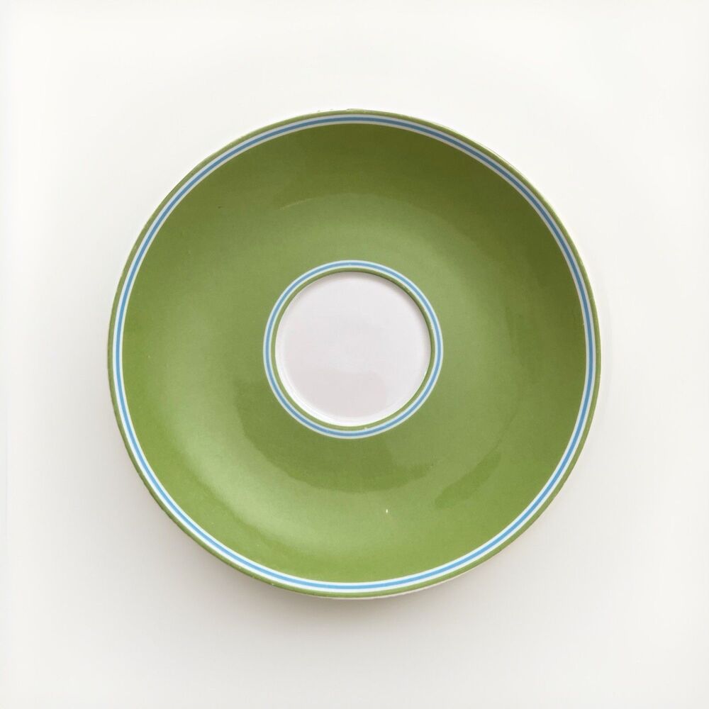 Lenox Kate Spade New York Cays Stripe Green Tea Saucer Plate